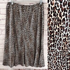 Women’s Size Small Bay Studio Career Cheetah Print A-Line Skirt Career Stylish